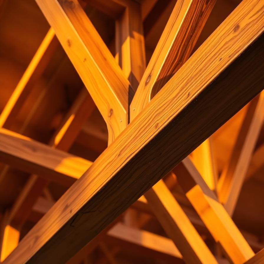 Steel & timber detail